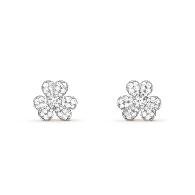 [Lumi Jewels]CLOVER COMOS DIAMOND EARRINGS SILVER