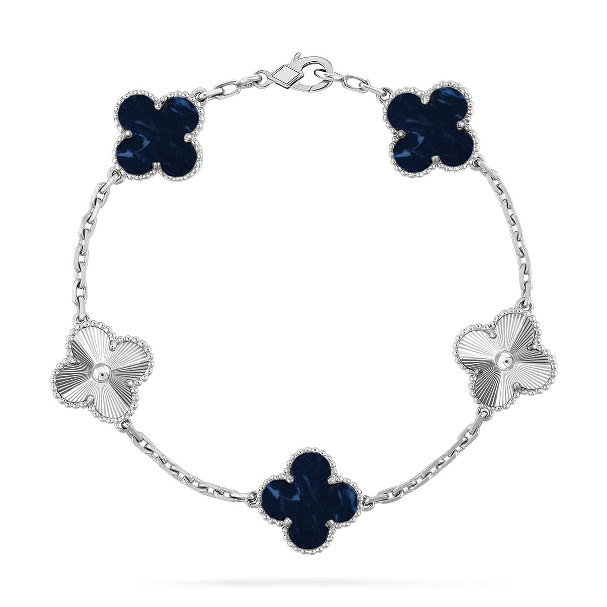 [Lumi Jewels]CLOVER 5 MOTIF PIETERSITE BRACELET COLLECTION
