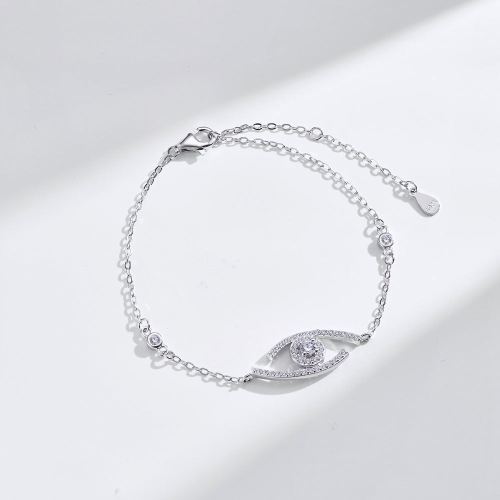 [Lumi Jewels]Lucky Eye Pave-Set Diamond Bracelet