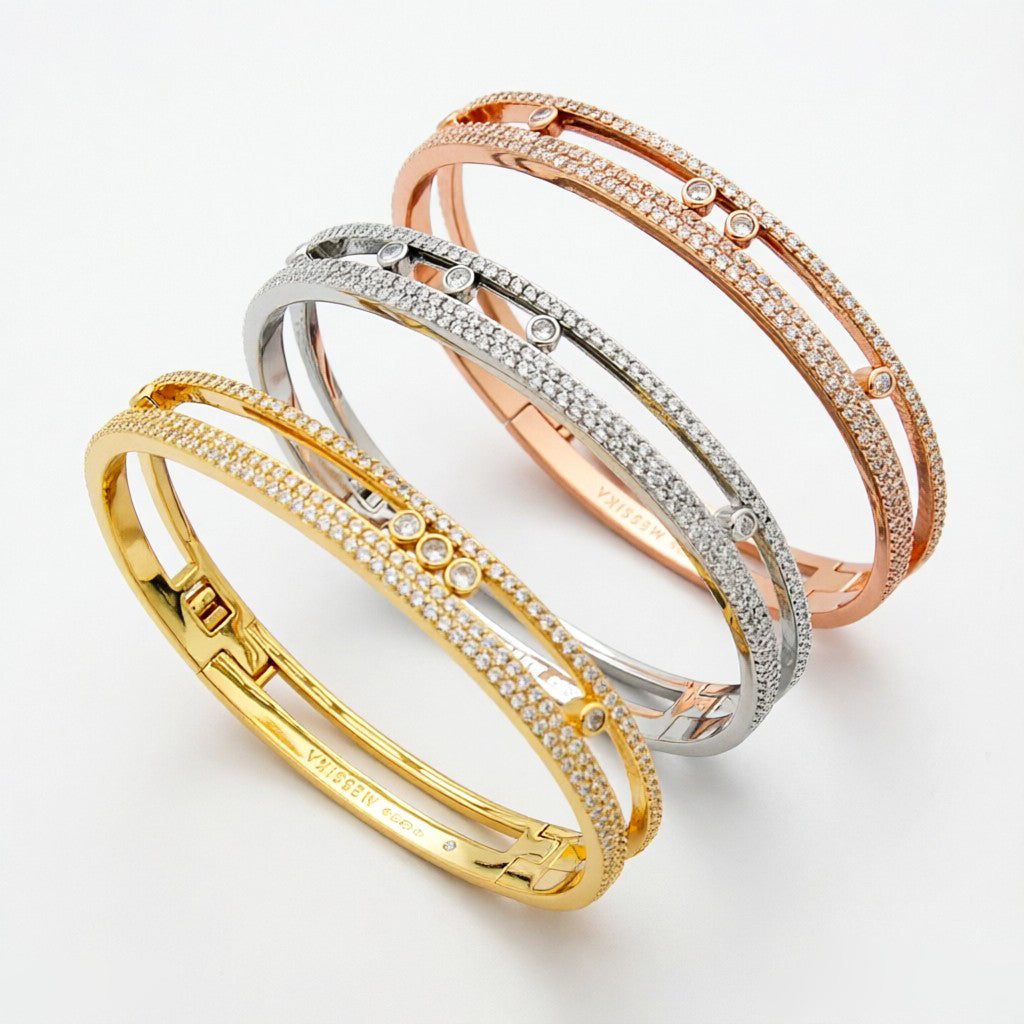 [Lumi Jewels]Move Romane pav¨¦ bangle