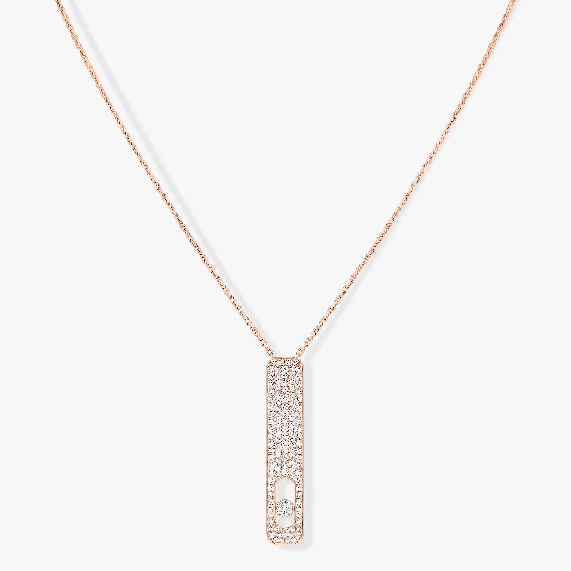 [Lumi]MY FIRST DIAMOND PAVED NECKLACE