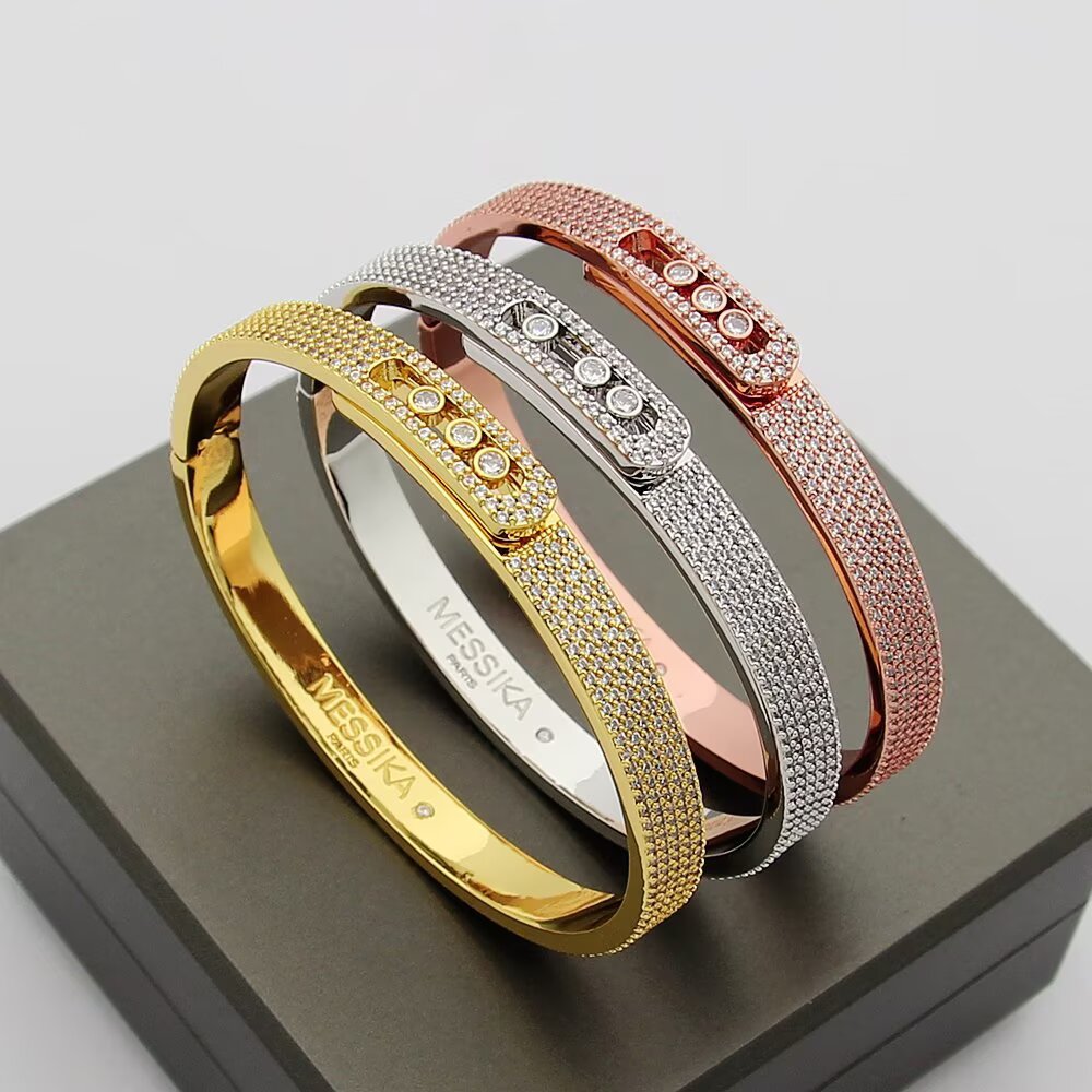 [Lumi Jewels]Move Noa Full Pav¨¦ Diamond Bangle Bracelet