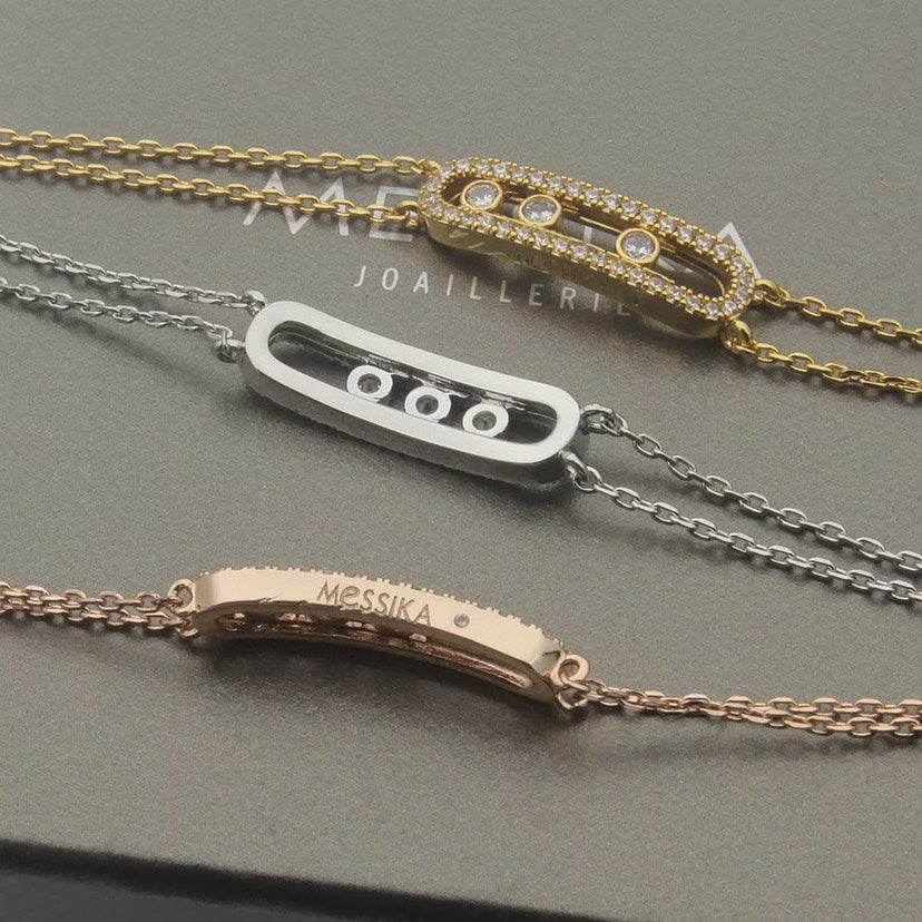[Lumi Jewels] Move Classique pav¨¦ bracelet
