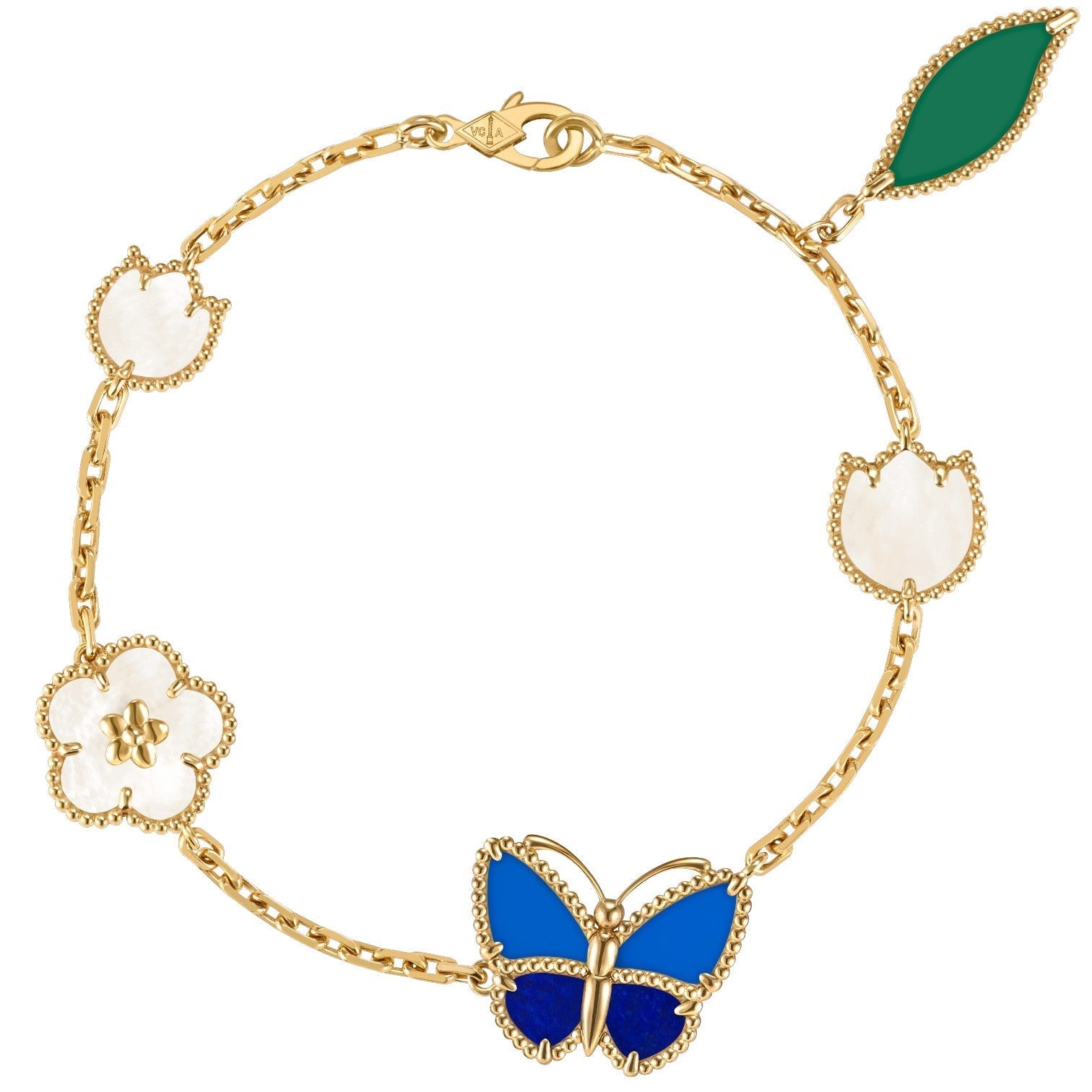 [Lumi Jewels]LUCKY SPRING BUTTERFLY 5 MOTIF BRACELET