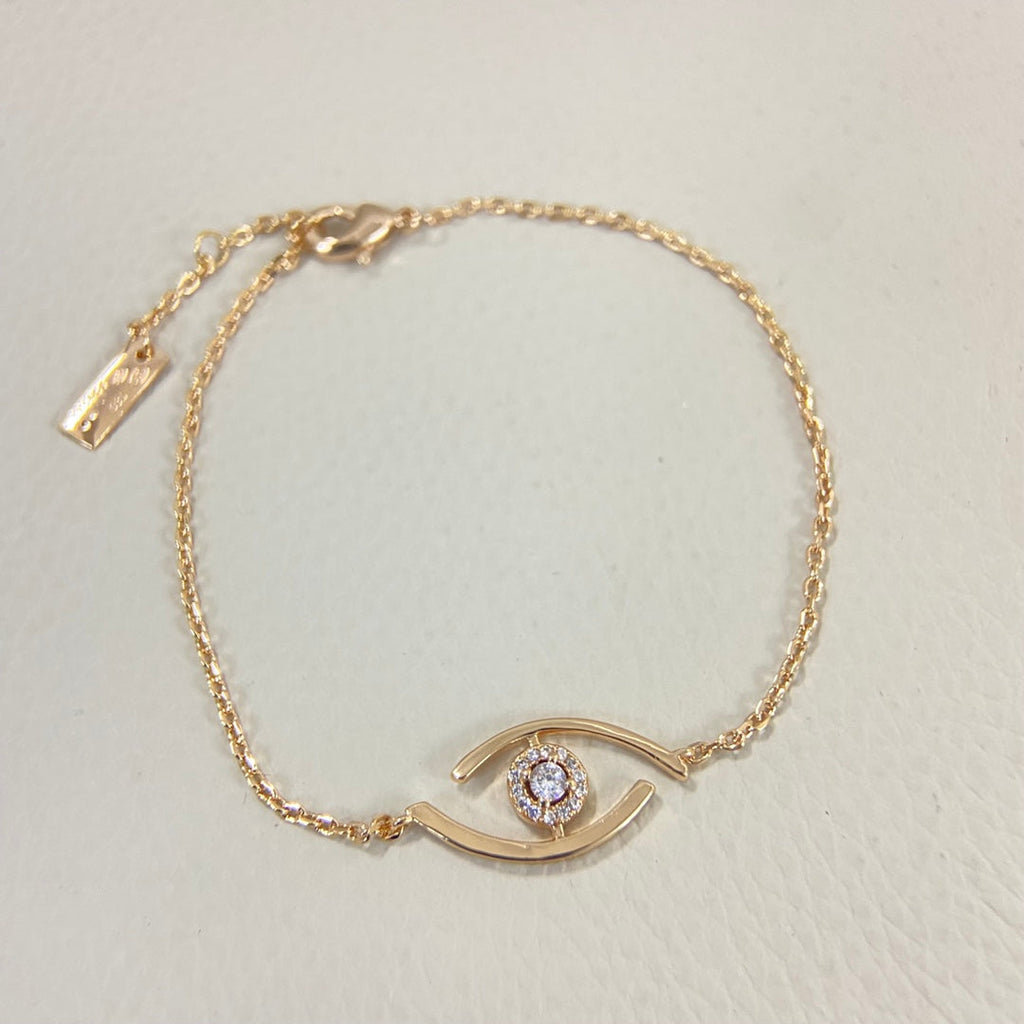 [Lumi Jewels]Lucky Eye Pave-Set Diamond Bracelet