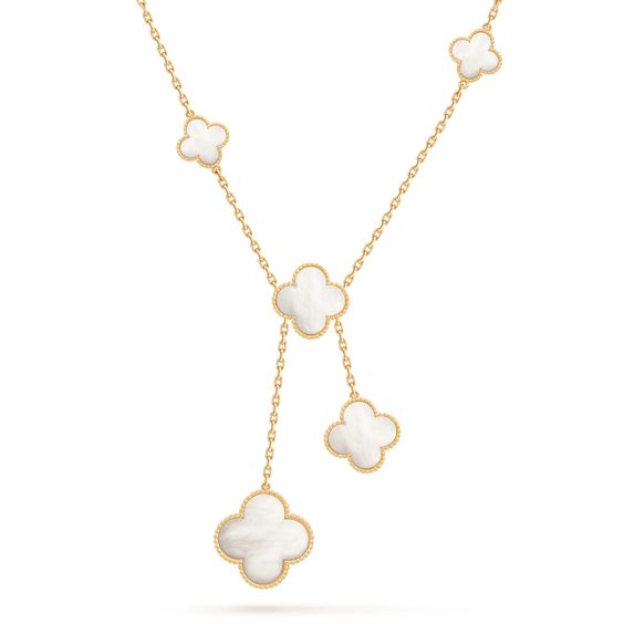 [Lumi Jewels]CLOVER MOTHER OF PEARL NECKLACE 6 MOTIF