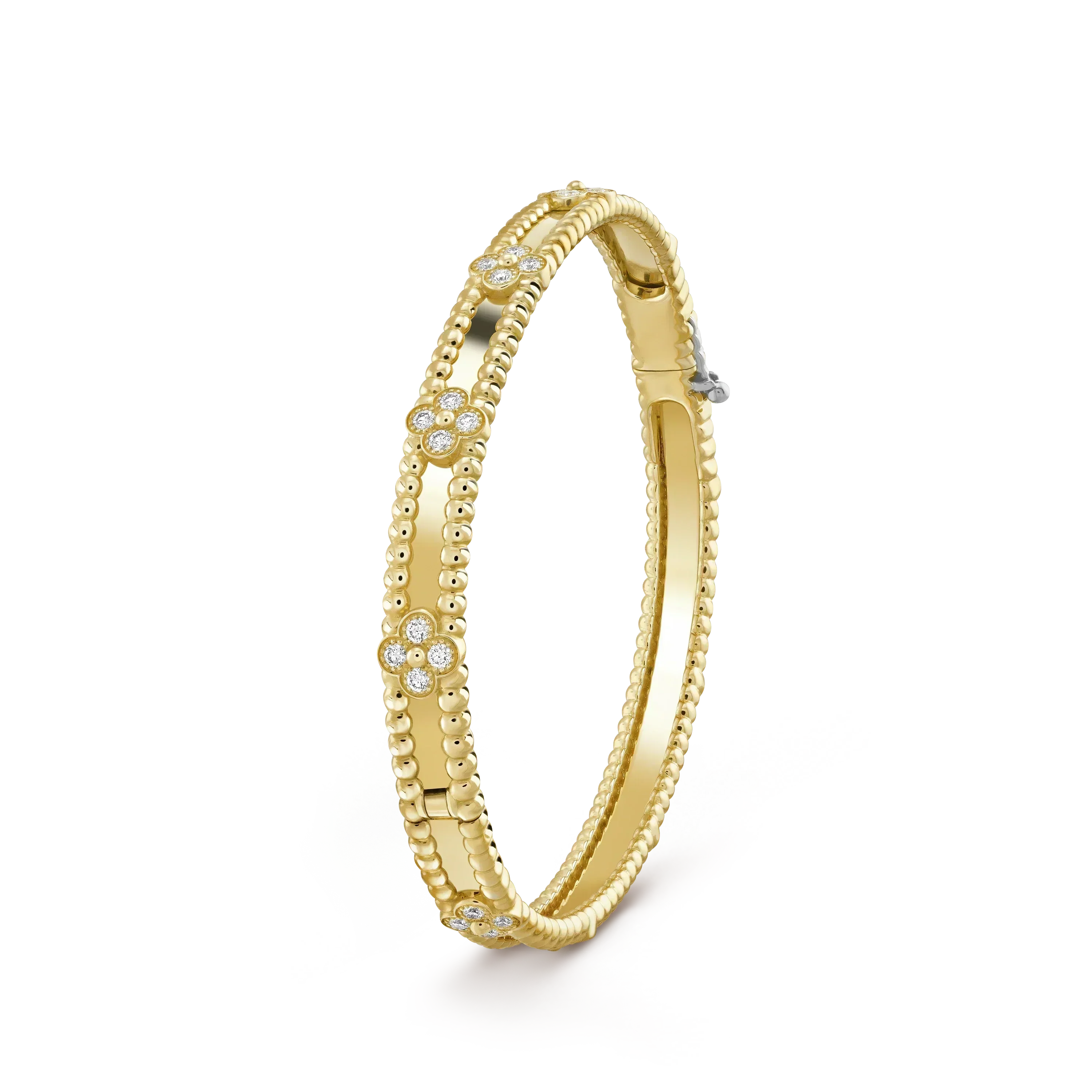 [Lumi Jewels]CLOVER BRACELET 4MM DIAMONDS