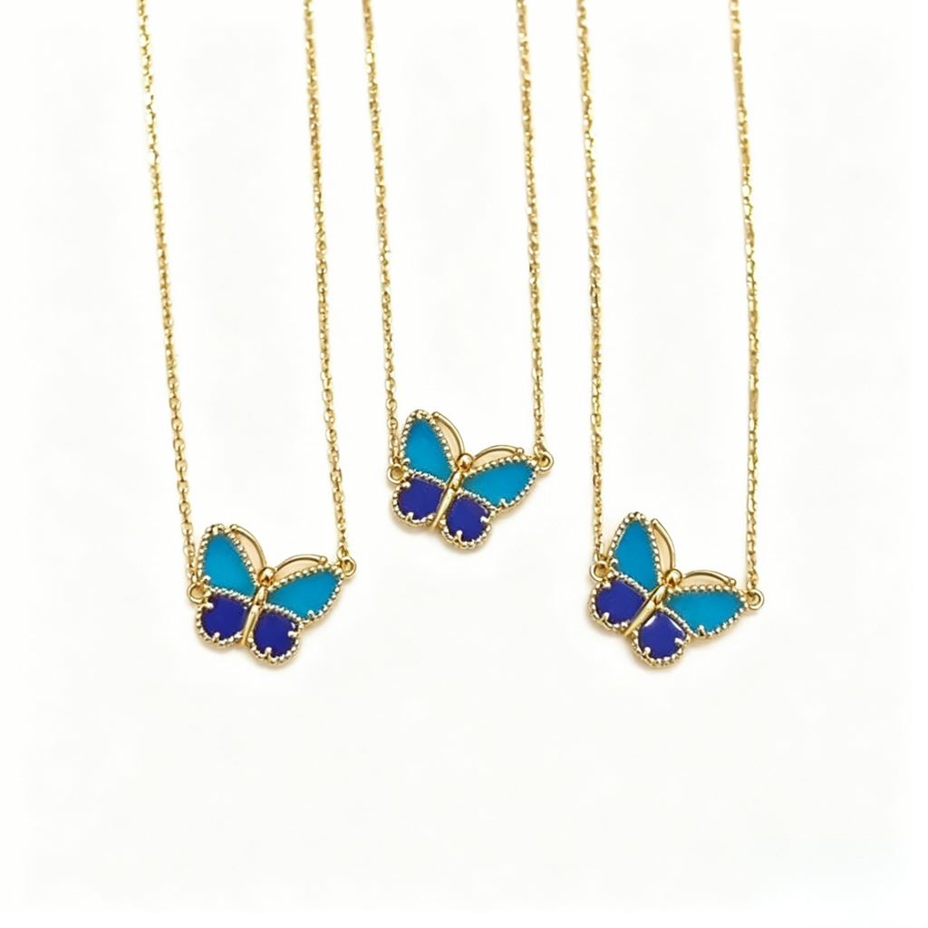 [Lumi Jewels] 2026 NEW LUCKY BUTTERFLY 1 MOTIFS NECKLACE