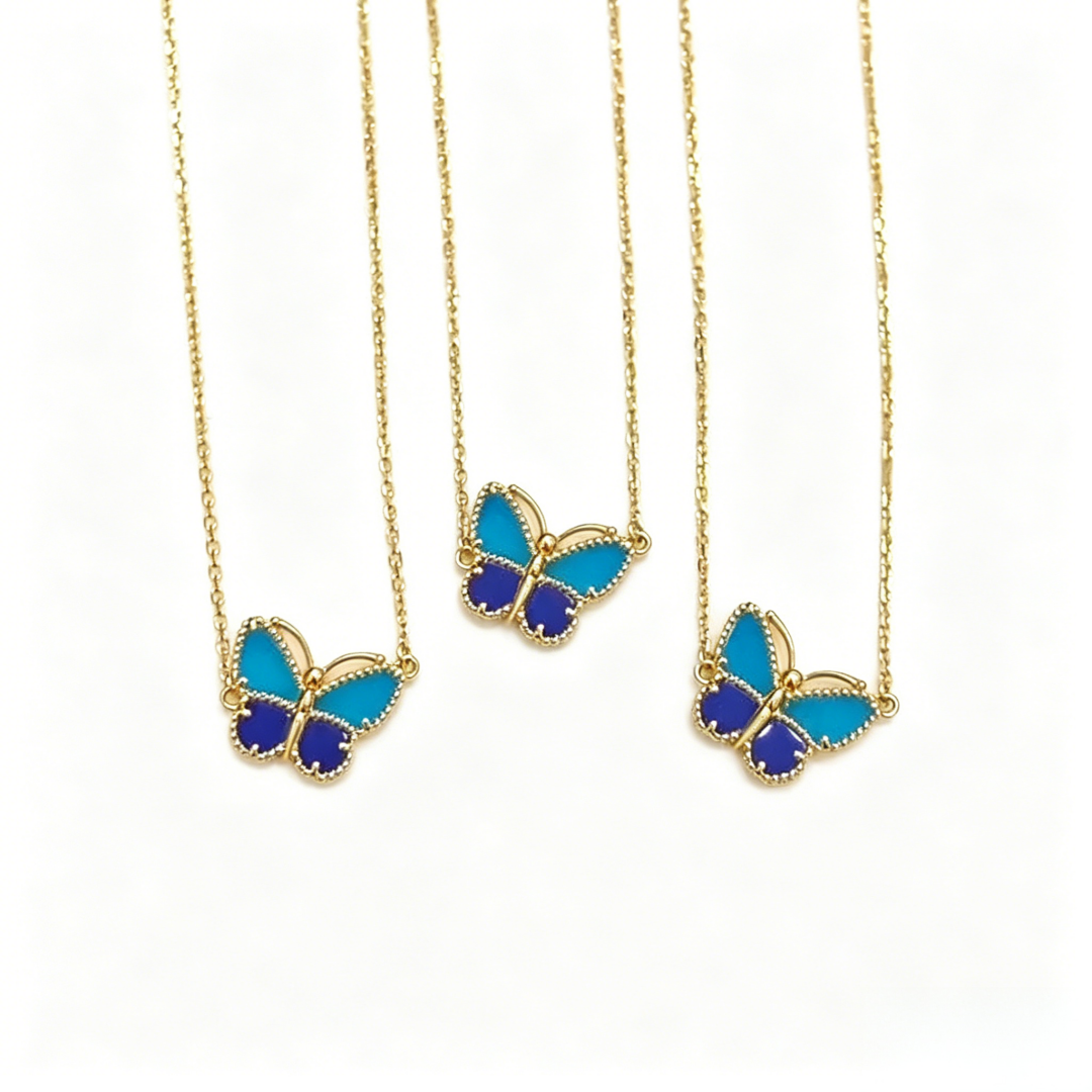[Lumi Jewels] 2026 NEW LUCKY BUTTERFLY 1 MOTIFS NECKLACE