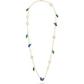 [Lumi Jewels]LUCKY SPRING BUTTERFLY 15 FLOWER NECKLACE