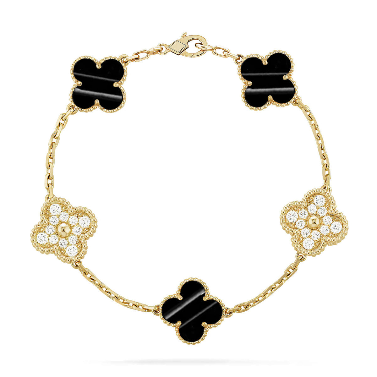 [Lumi Jewels] CLOVER 5 MOTIF PULSAR STONE BRACELET COLLECTION