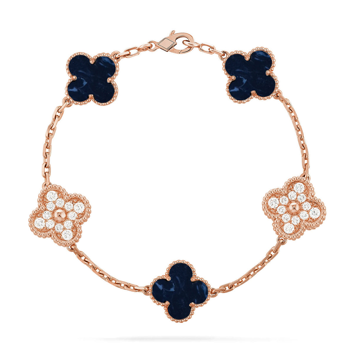 [Lumi Jewels]CLOVER 5 MOTIF PIETERSITE BRACELET COLLECTION