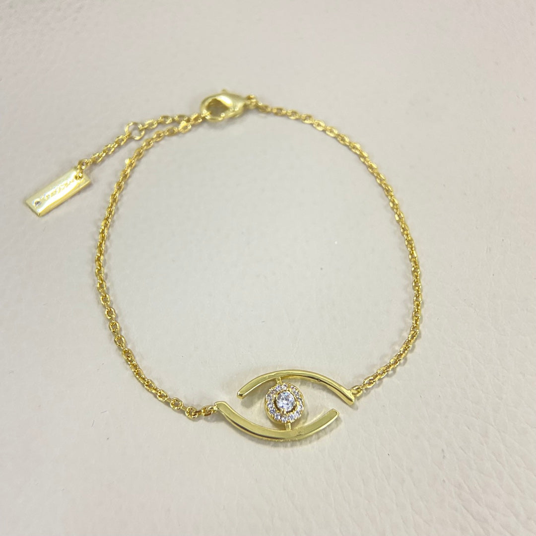 [Lumi Jewels]Lucky Eye Pave-Set Diamond Bracelet