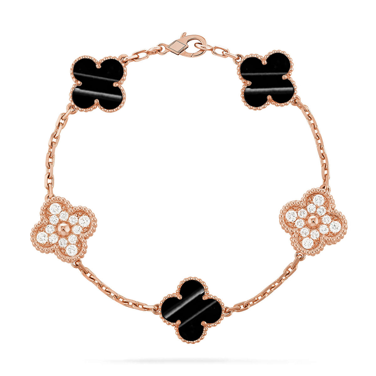 [Lumi Jewels] CLOVER 5 MOTIF PULSAR STONE BRACELET COLLECTION