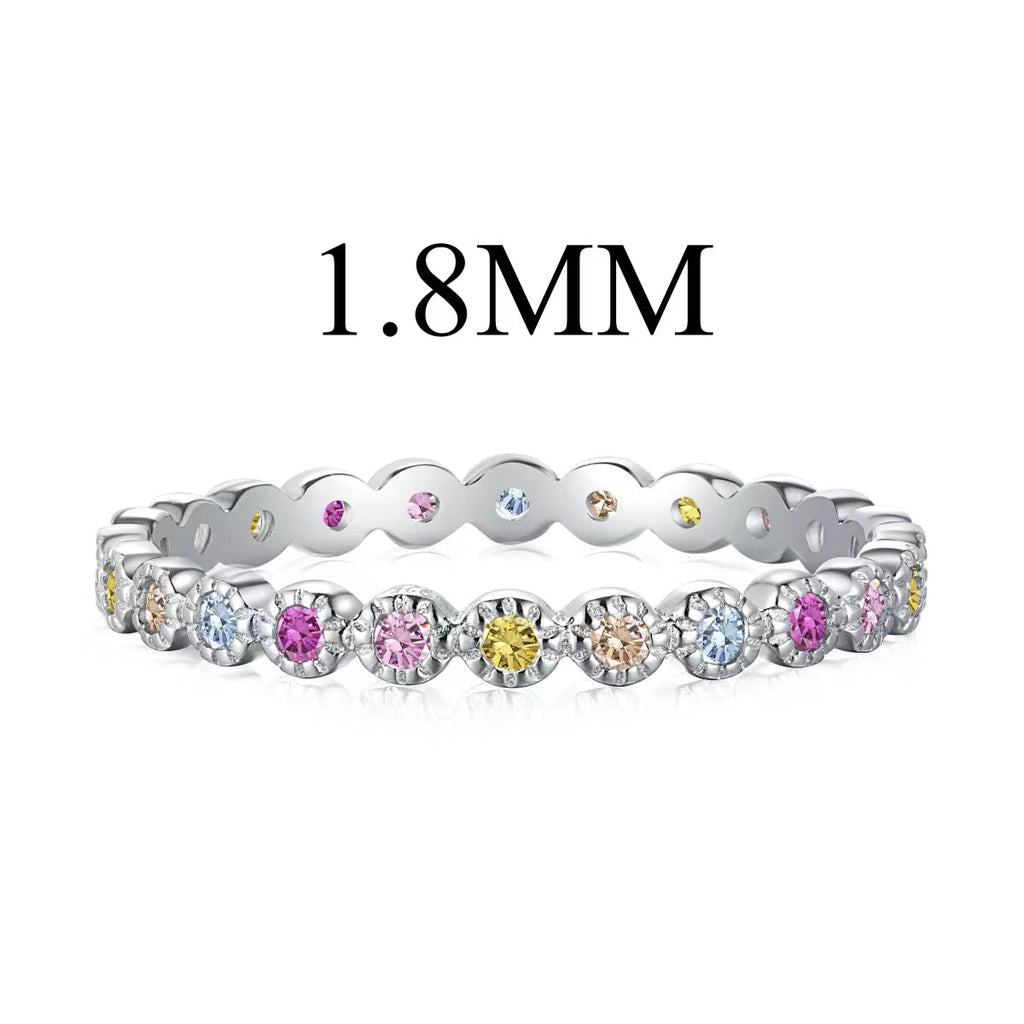[Lumi Jewels]Unique Scintillating Round Cut Daily Ring