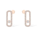 [Lumi]MOVE UNO STUD DIAMOND PAVED EARRINGS