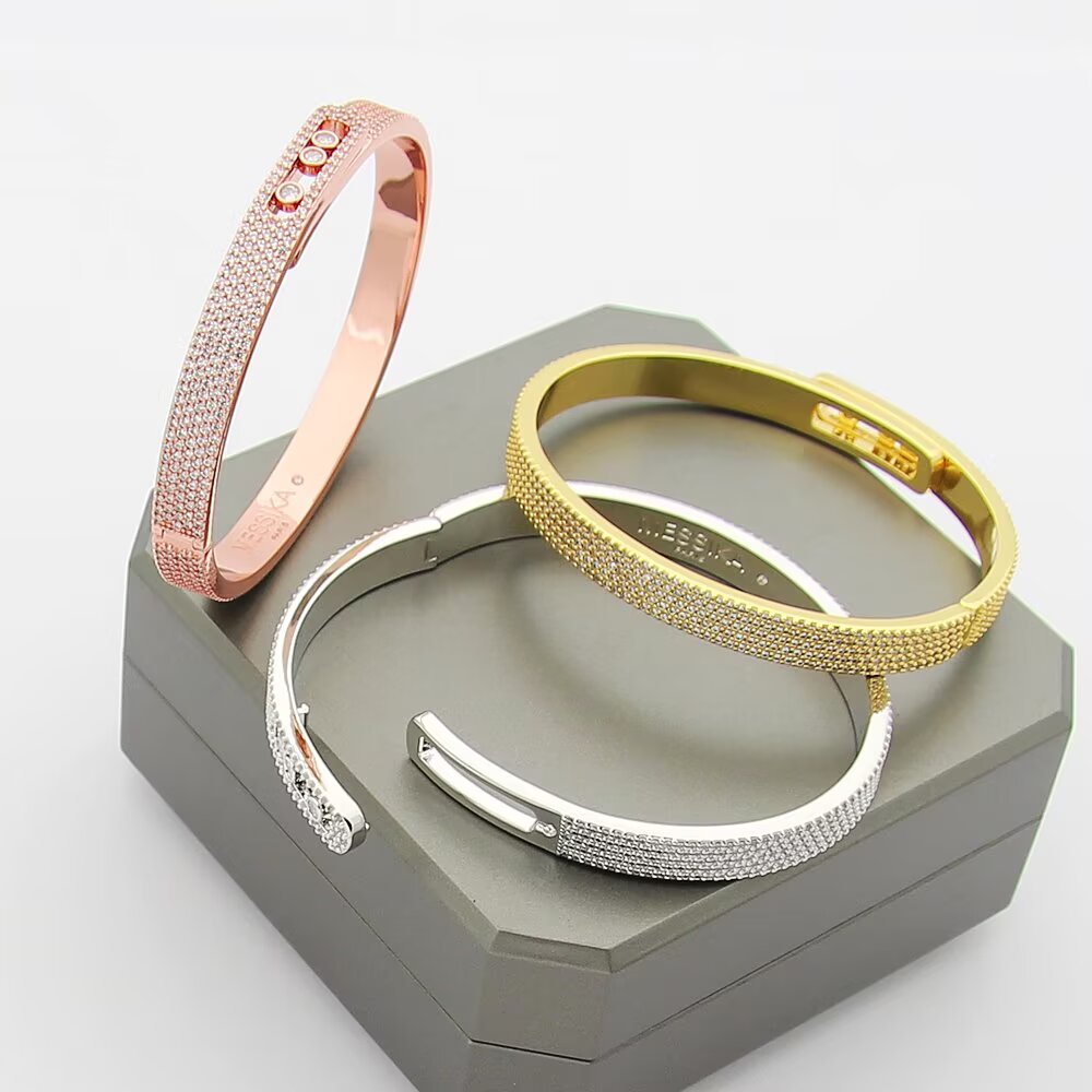 [Lumi]Move Noa Full Pav茅 Diamond Bangle Bracelet