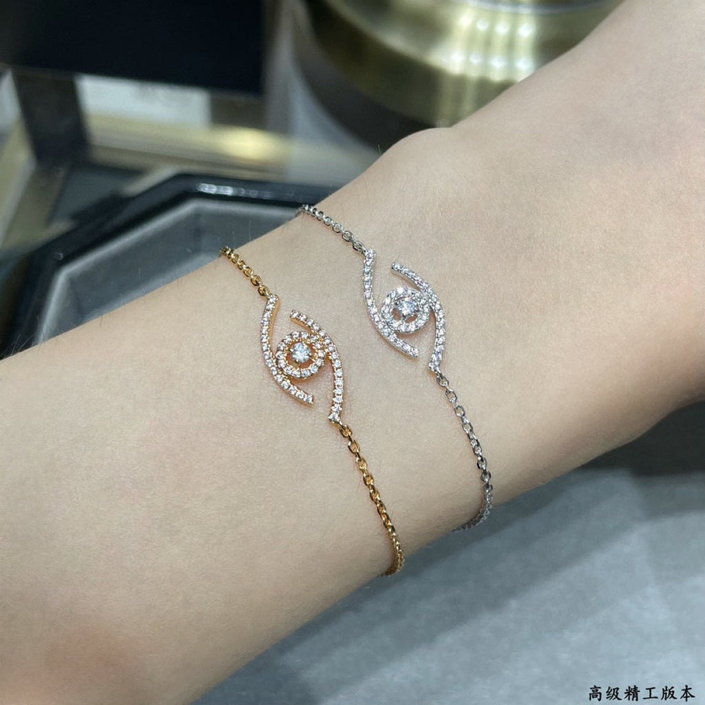 [Lumi Jewels]Lucky Eye Pave-Set Diamond Bracelet