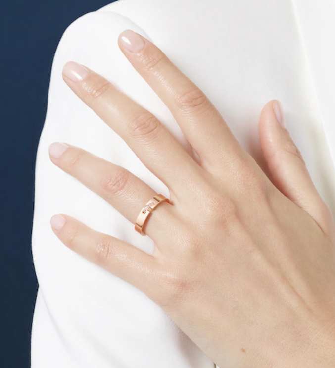 [Lumi Jewels]ALLIANCE LIENS VIDENCE DIAMOND 4MM RING