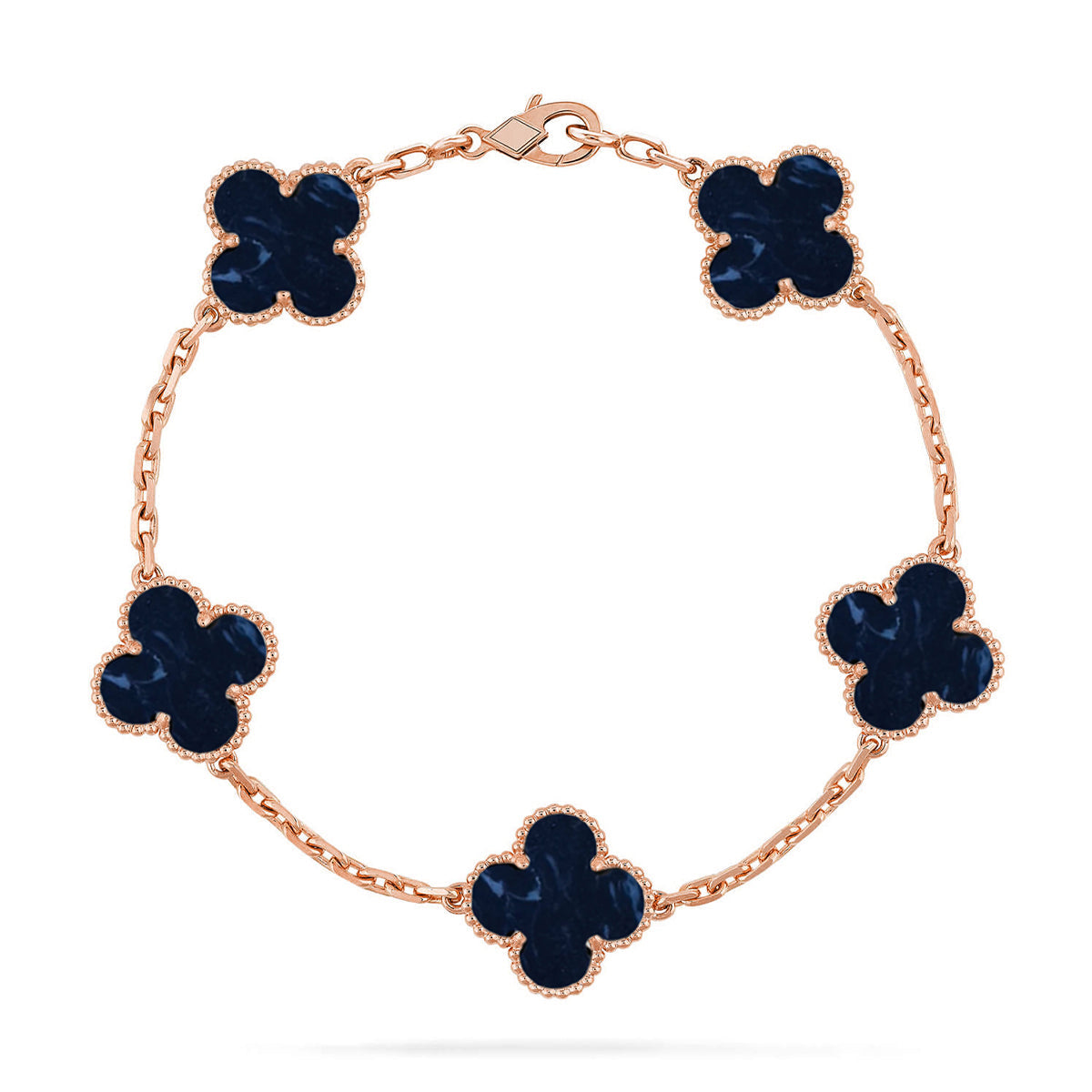 [Lumi Jewels]CLOVER 5 MOTIF PIETERSITE BRACELET COLLECTION