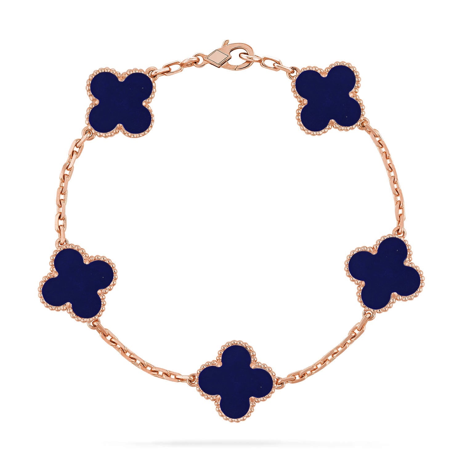 [Lumi Jewels]CLOVER 5 MOTIF LAPIS LAZULI BRACELET COLLECTION