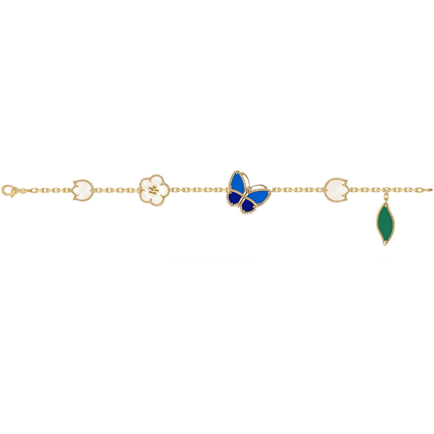 [Lumi Jewels]LUCKY SPRING BUTTERFLY 5 MOTIF BRACELET