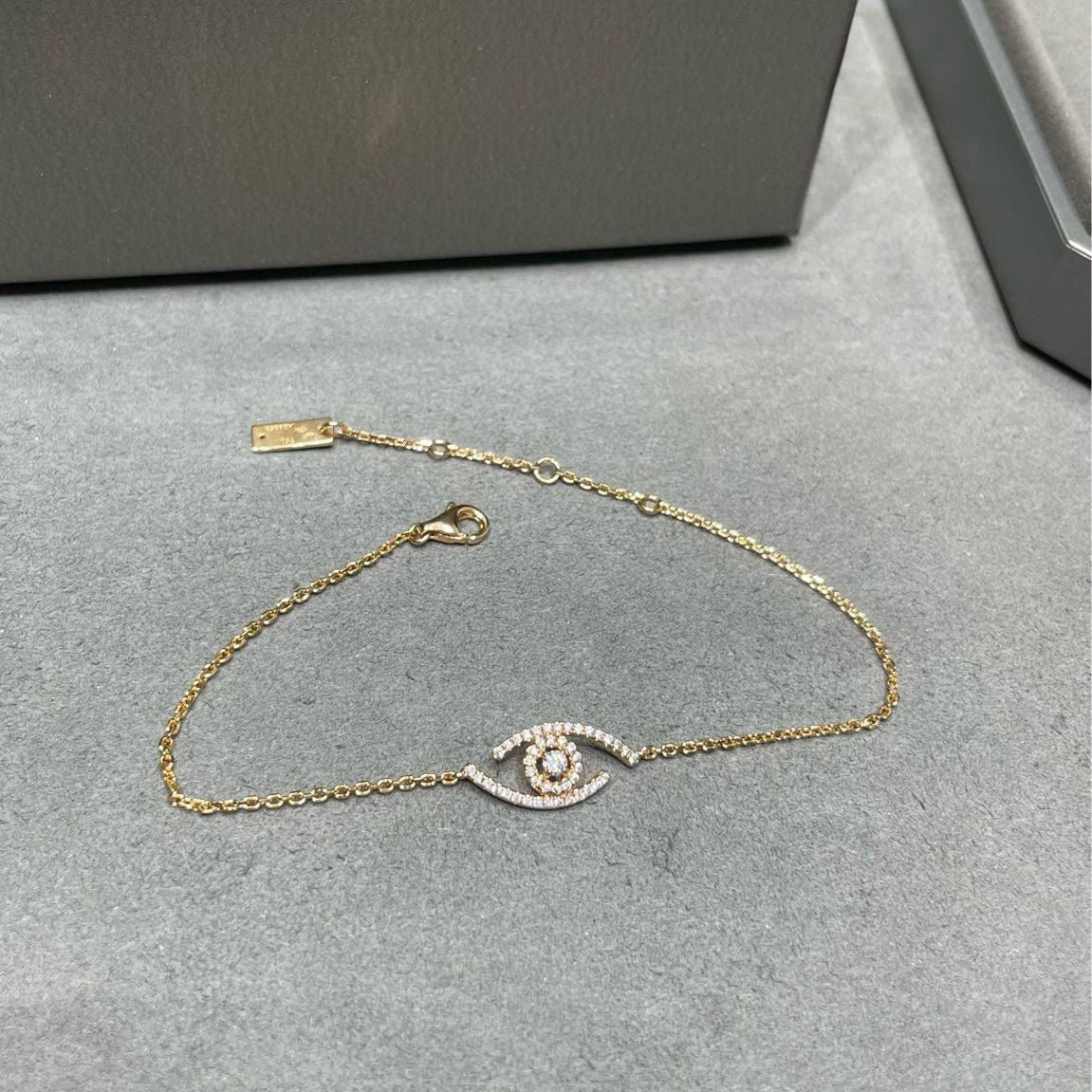 [Lumi]Lucky Eye Pave-Set Diamond Bracelet