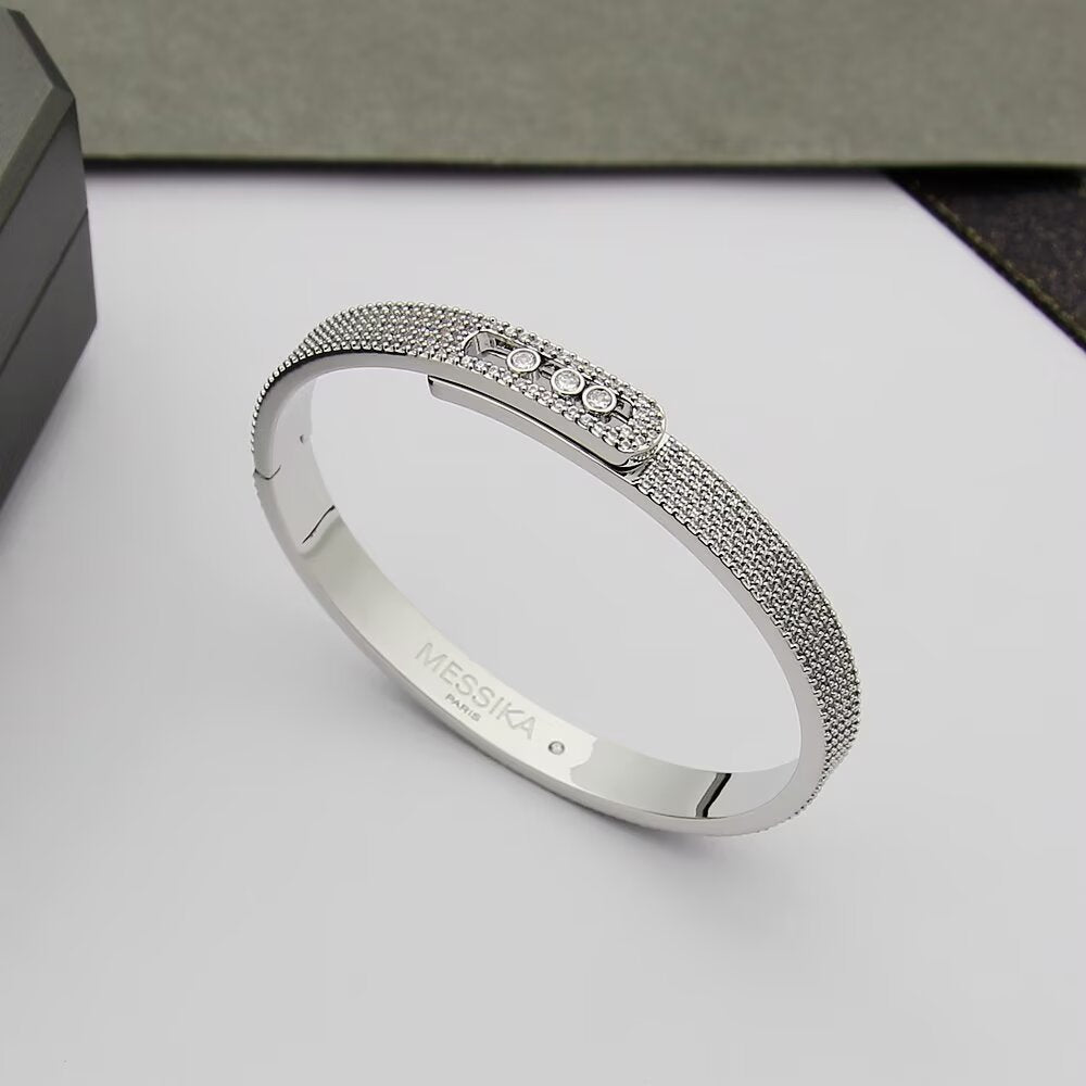 [Lumi Jewels]Move Noa Full Pav¨¦ Diamond Bangle Bracelet