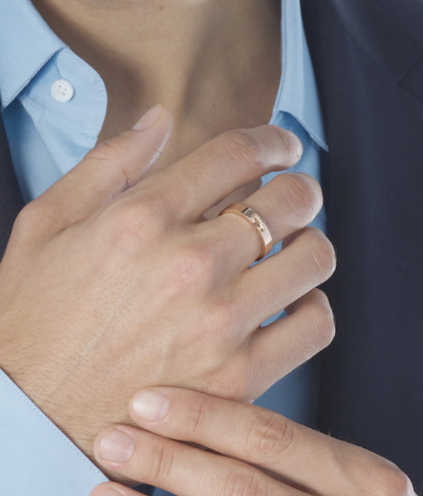 [Lumi Jewels]ALLIANCE LIENS VIDENCE DIAMOND 4MM RING