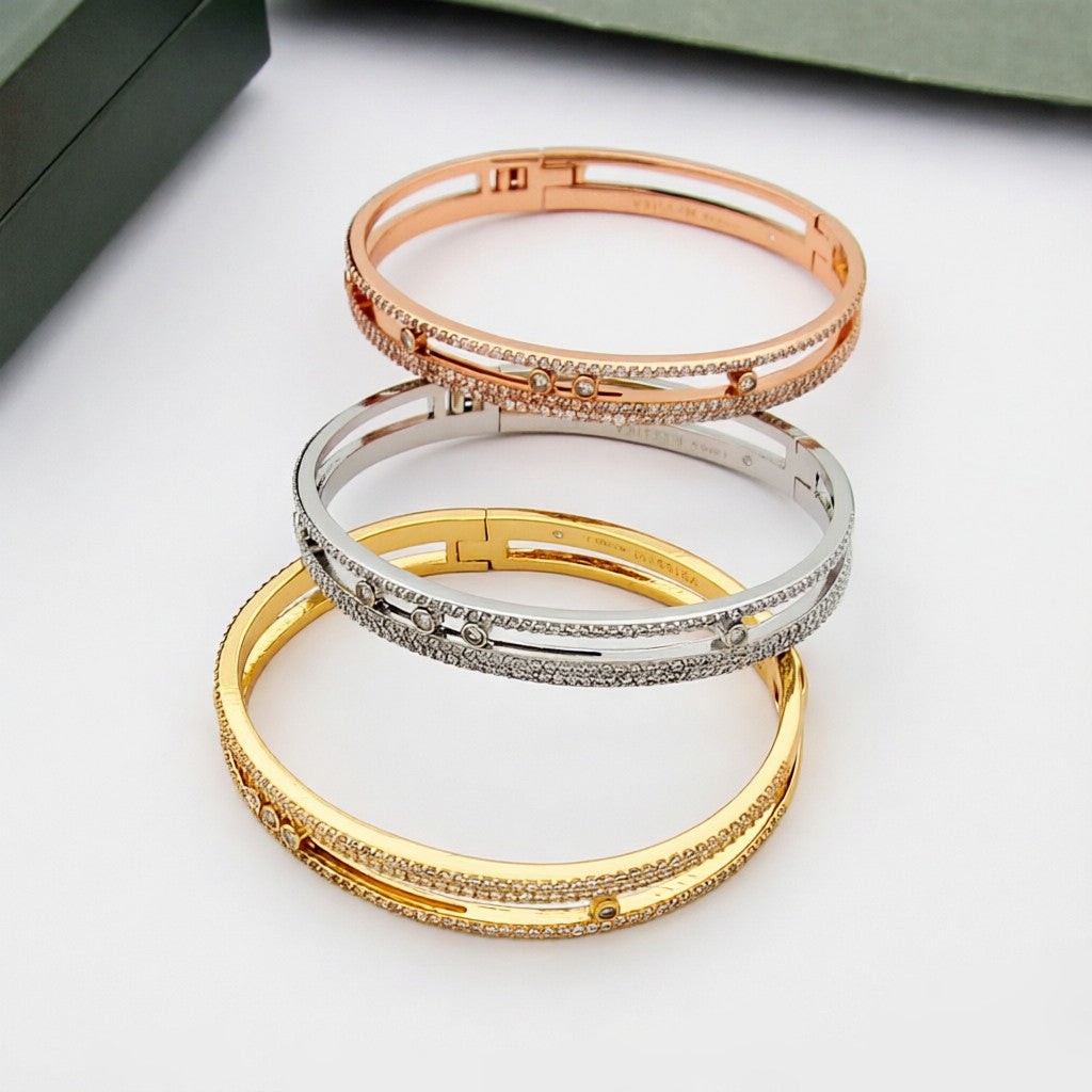 [Lumi Jewels]Move Romane pav¨¦ bangle