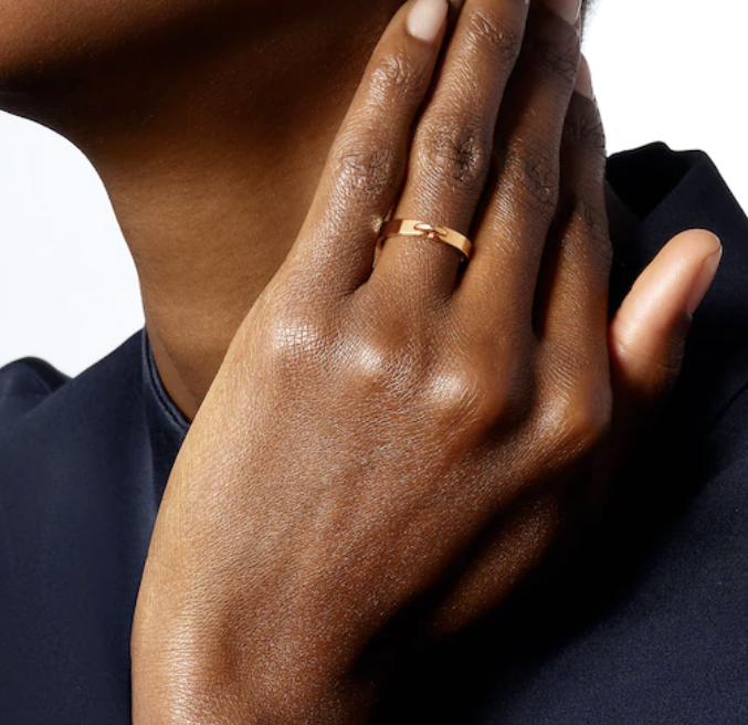 [Lumi Jewels]ALLIANCE LIENS VIDENCE 3MM RING