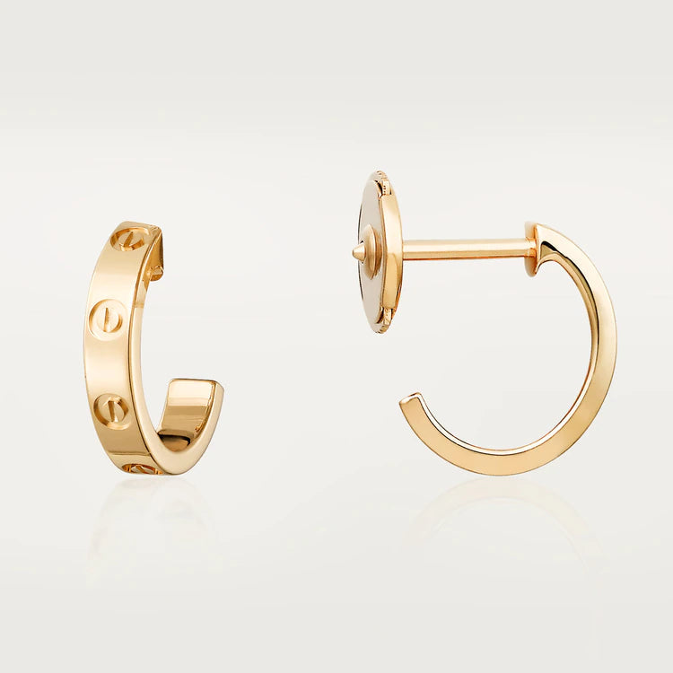 [Lumi Jewels]LOVE EARRINGS 2.65MM PINK GOLD