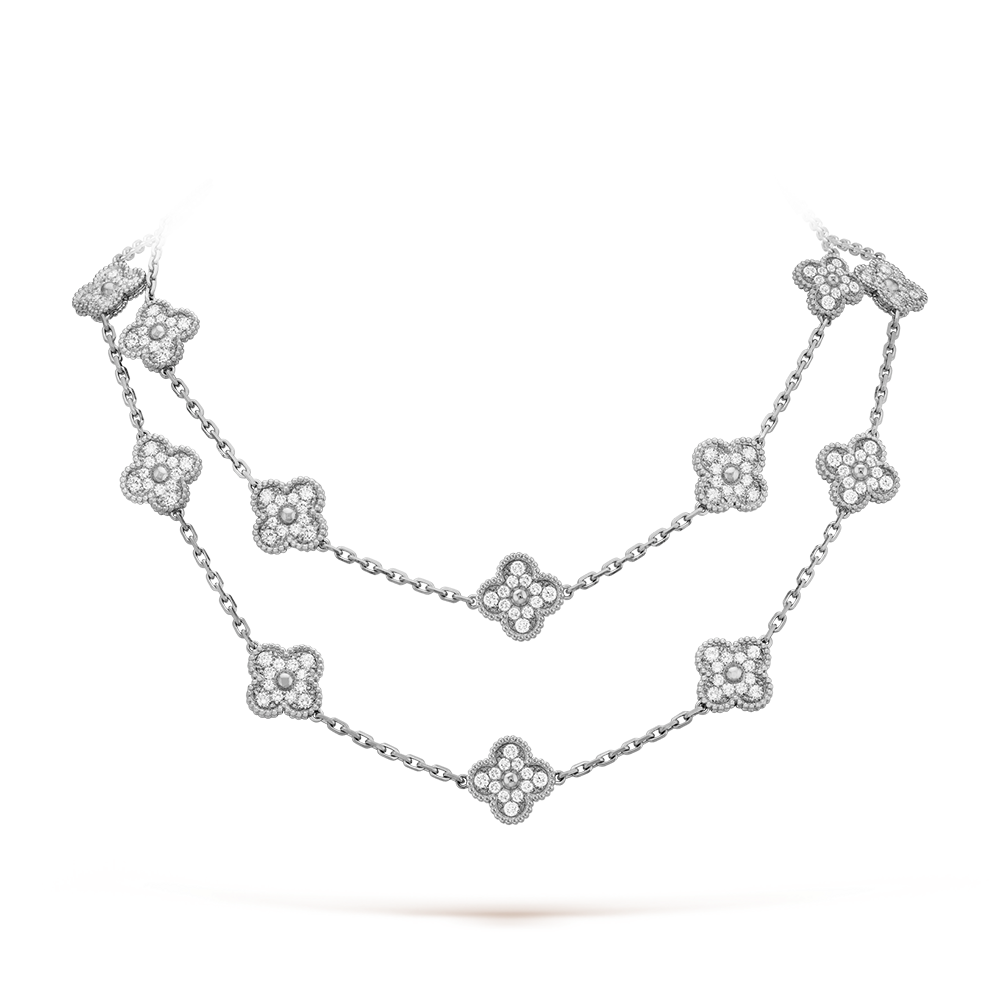 [Lumi Jewels]CLOVER 20 MOTIFS DIAMOND SILVER