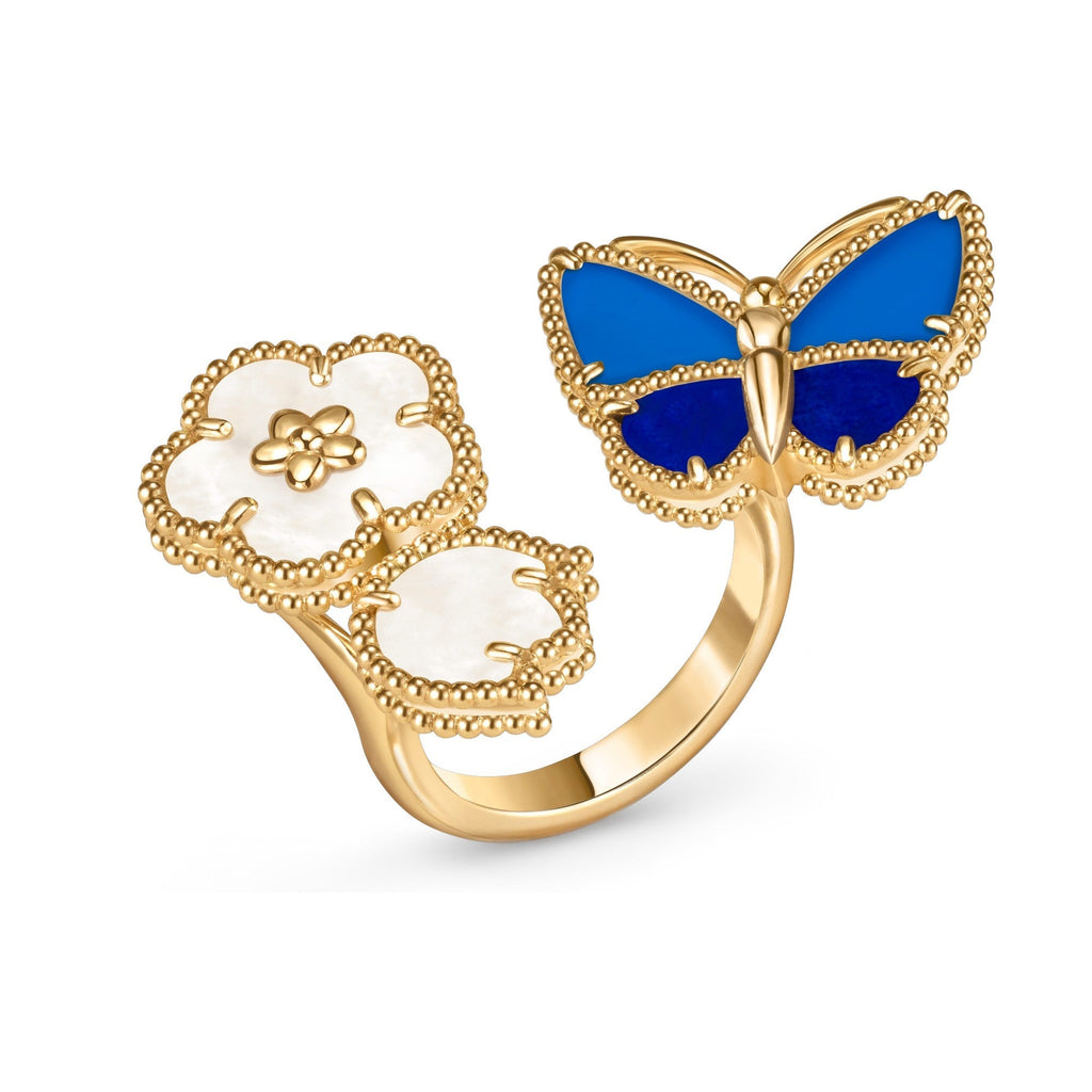 [Lumi Jewels]LUCKY SPRING BUTTERFLY OPEN-FACE RINGS