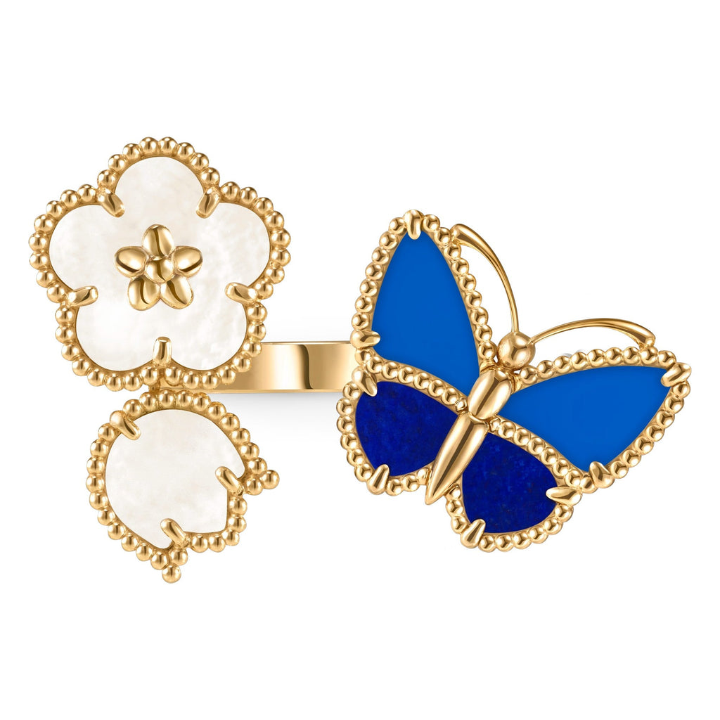 [Lumi Jewels]LUCKY SPRING BUTTERFLY OPEN-FACE RINGS