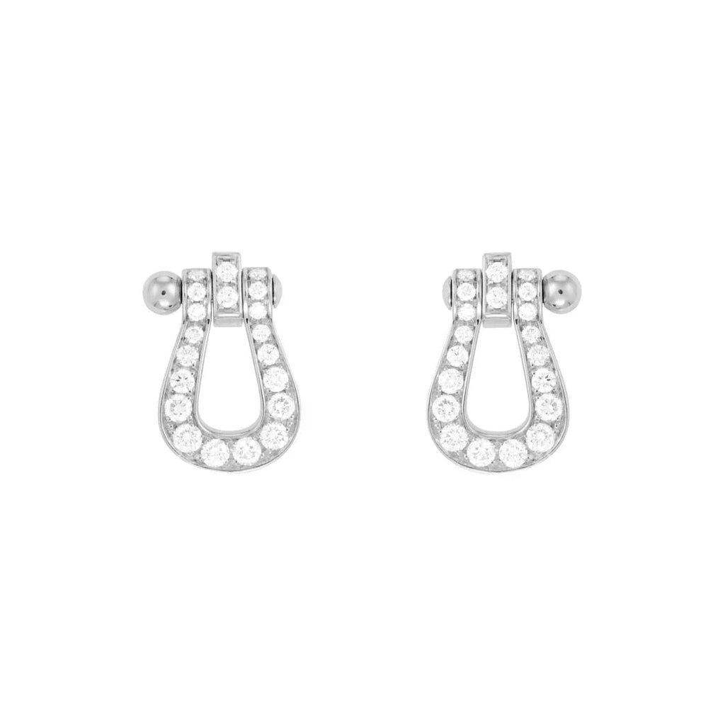 [Lumi Jewels]FORCE 10 FULL DIAMOND STUD EARRINGS MINI MODEL