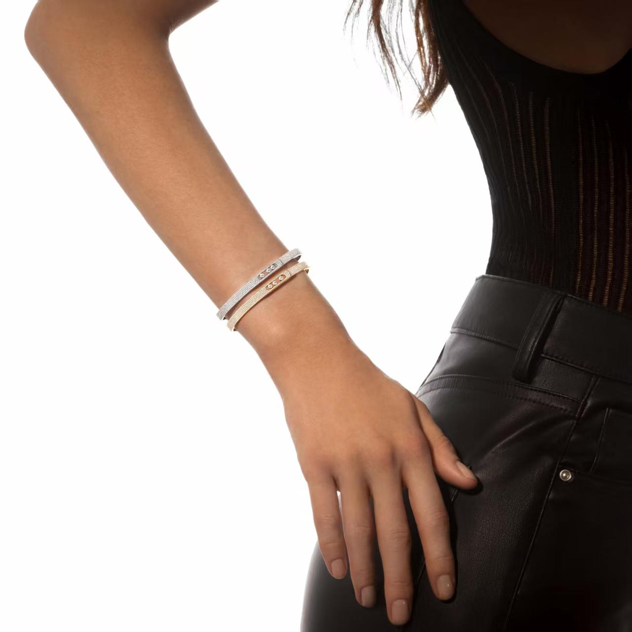 [Lumi Jewels]Move Noa Full Pav¨¦ Diamond Bangle Bracelet