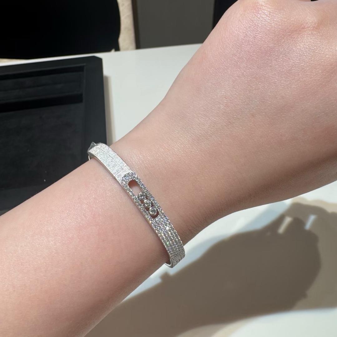 [Lumi Jewels]Move Noa Cisel¨¦ half pav¨¦ bangle