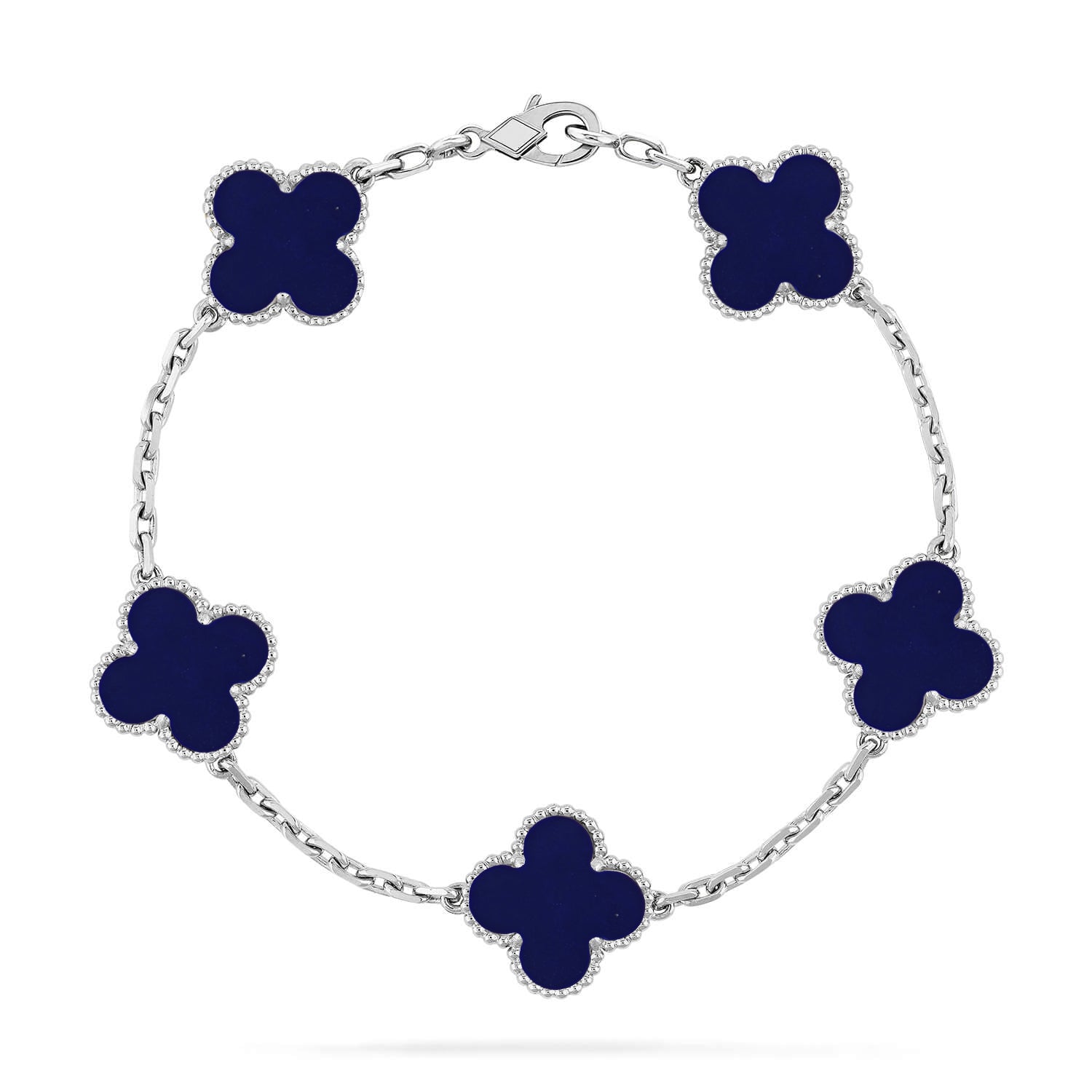 [Lumi Jewels]CLOVER 5 MOTIF LAPIS LAZULI BRACELET COLLECTION
