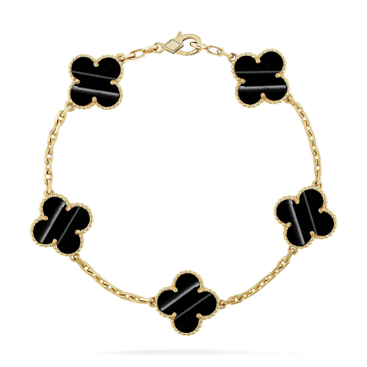 [Lumi Jewels] CLOVER 5 MOTIF PULSAR STONE BRACELET COLLECTION