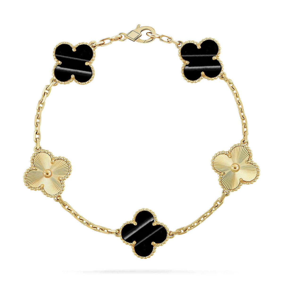 [Lumi Jewels] CLOVER 5 MOTIF PULSAR STONE BRACELET COLLECTION