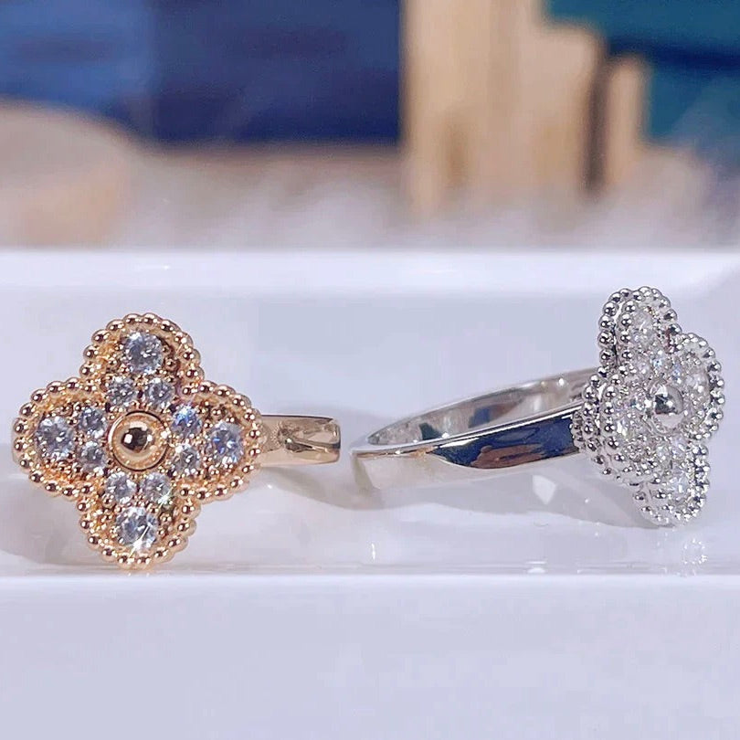 [Lumi Jewels]CLOVER DIAMOND RING