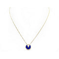 [Lumi Jewels]AMULETTE ROSE GOLD AGATE NECKLACE