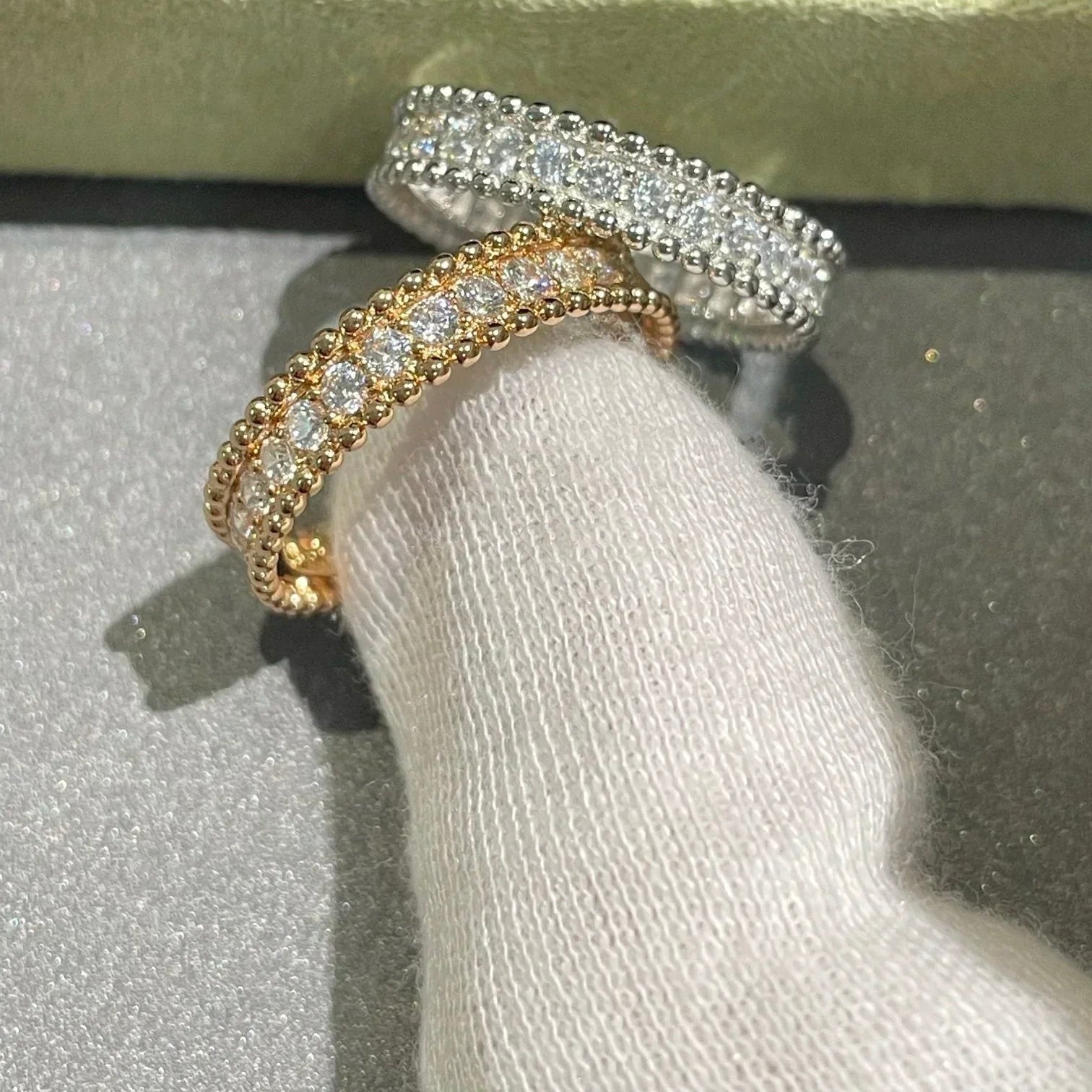 [Lumi Jewels]PERLEE DIAMOND ROSE GOLD RING