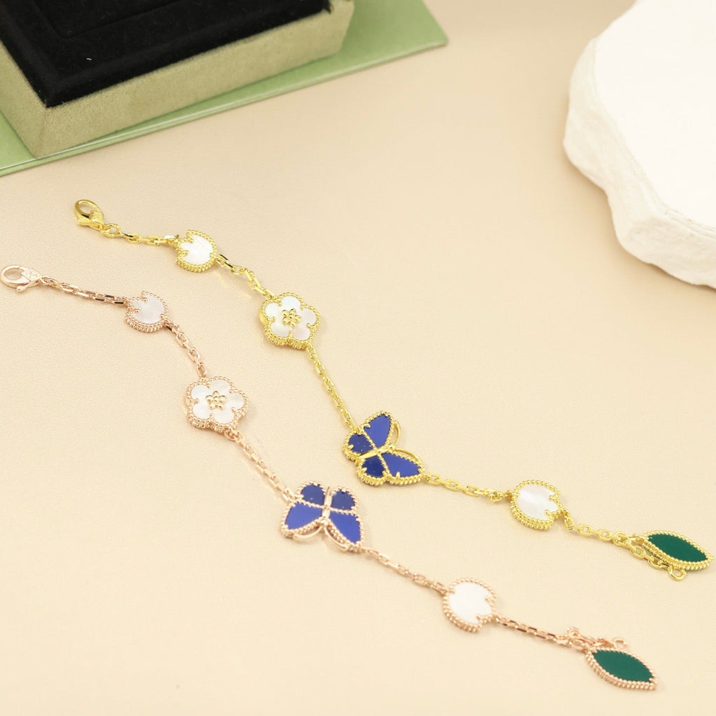 [Lumi Jewels]LUCKY SPRING BUTTERFLY 5 MOTIF BRACELET
