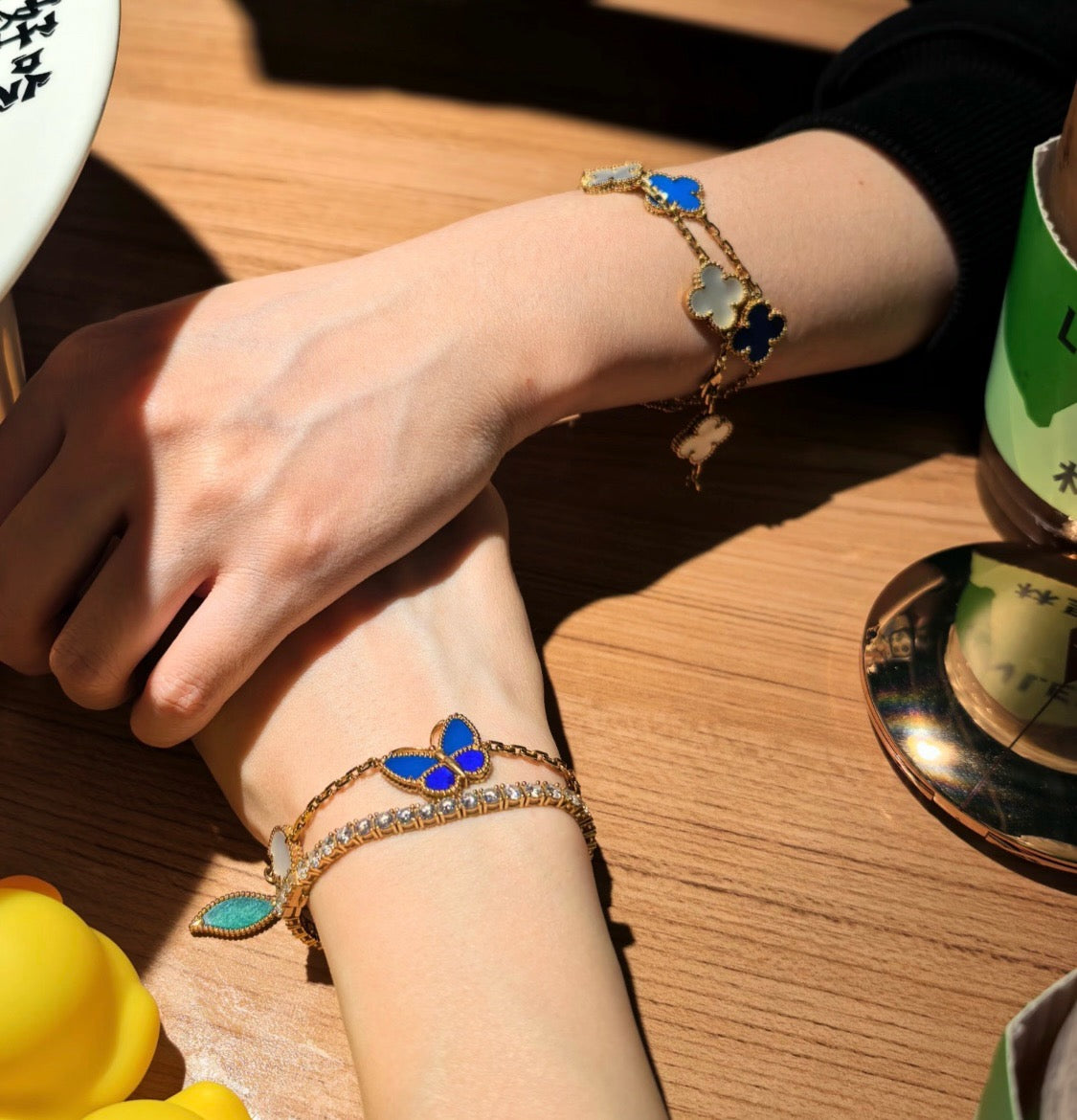[Lumi Jewels]LUCKY SPRING BUTTERFLY 5 MOTIF BRACELET