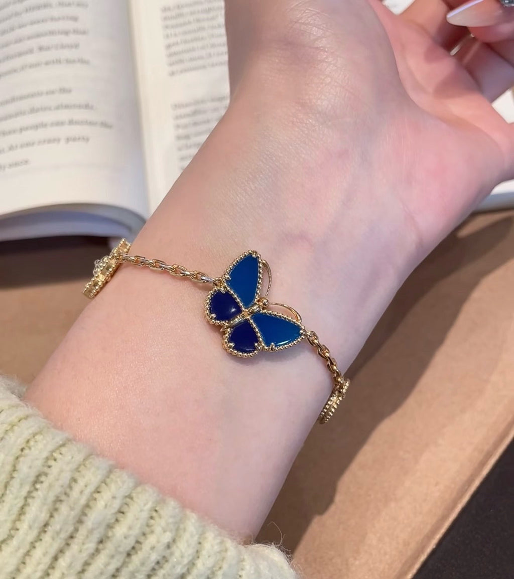 [Lumi Jewels]LUCKY SPRING BUTTERFLY 5 MOTIF BRACELET