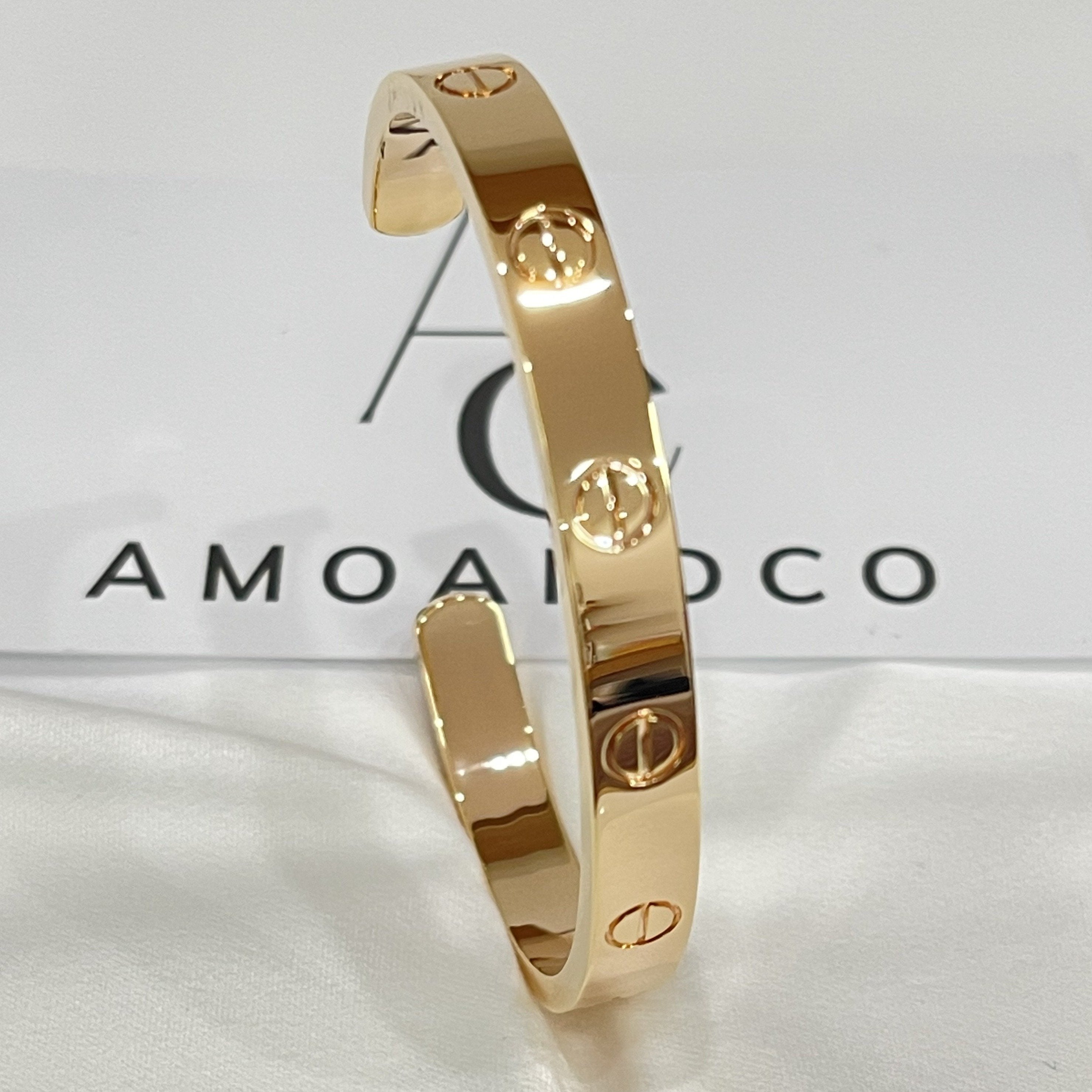 [Lumi Jewels]LOVE BRACELET 6.1MM OPEN CUFF