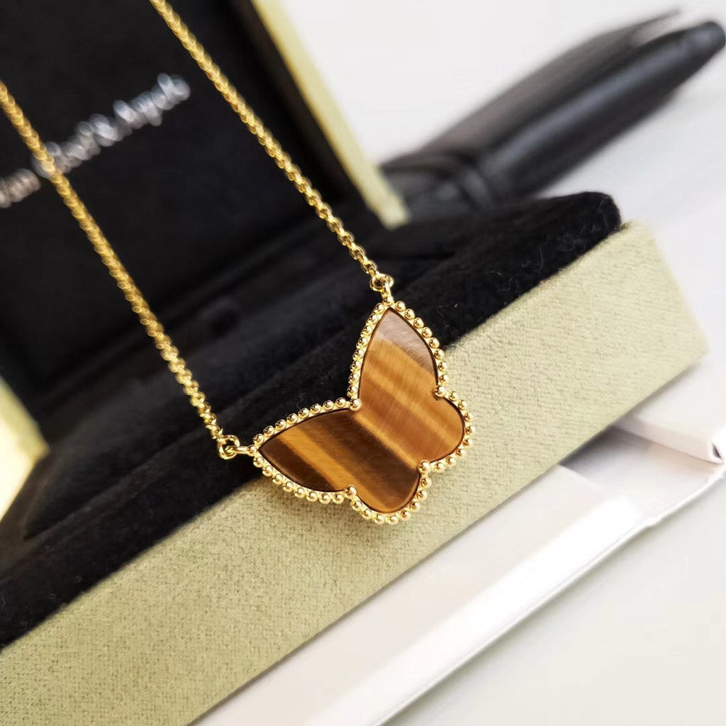 [Lumi Jewels] TIGER__ EYE BUTTERFLY NECKLACE
