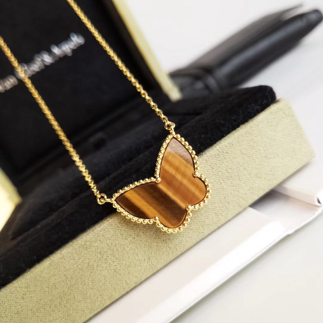 [Lumi Jewels] TIGER__ EYE BUTTERFLY NECKLACE